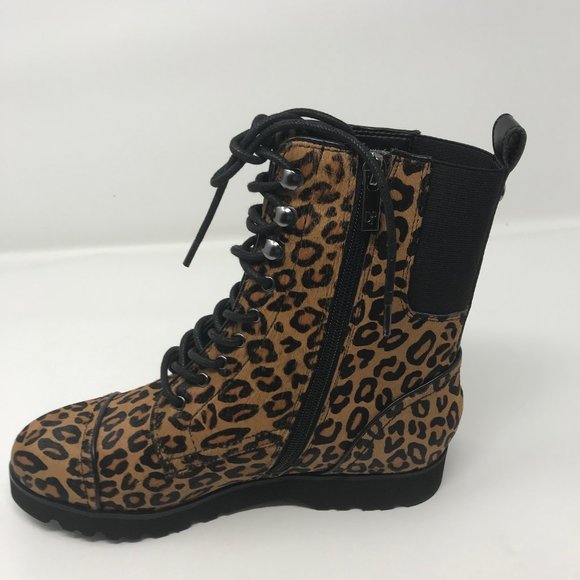 NIB Donald Pliner Camren Leopard Boots Size 7 - Picture 5 of 8